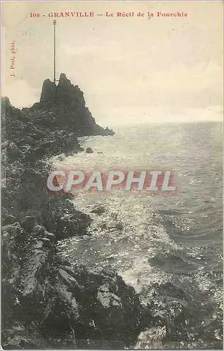 Cartes postales Granville Le Recif de la Fourchie