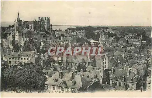 Cartes postales Avranches Vue Generale prise a 300 metres