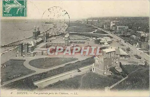 Cartes postales Dieppe Vue Generale prise du Chateau