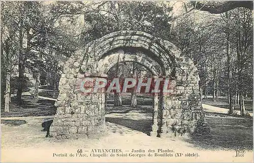 Cartes postales Avranches Jardin des Plantes Portail de l'Arc