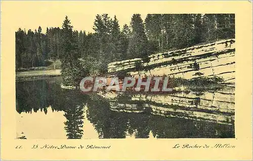 Moderne Karte Notre Dame de Remonot Le rocher du Million