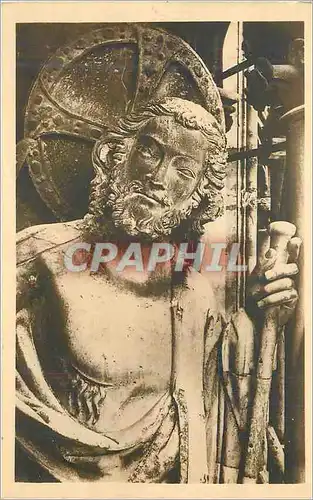 Cartes postales moderne La Cathedrale de Reims Le Christ apparaissant a St Thomas Tour Nord