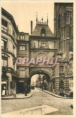 Cartes postales moderne Rouen (Seine Inferieure) La Douce France La Grosse Horloge (1389) L'Arcade (1511)