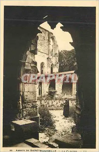 Cartes postales Abbaye de Saint Wandrille Le Cloitre