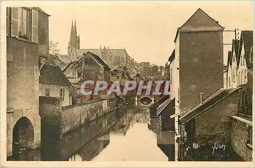 Ansichtskarte AK Chartres La Douce France L'Eure en Pont St Hilaire