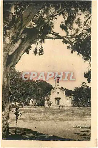 Ansichtskarte AK Les Iles d'Hyeres (Var) Cote d'Azur La Douce France Porquerolles Place de l'Eglise