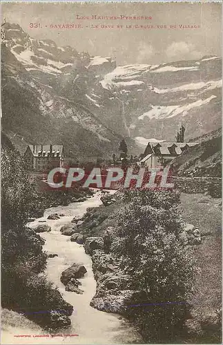 Cartes postales Gavarnie Les Hautes Pyrenees Le Gave et le Cirque