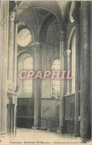 Cartes postales Toulouse Basilique St Sernin Deambulatoire (Cote Droit)