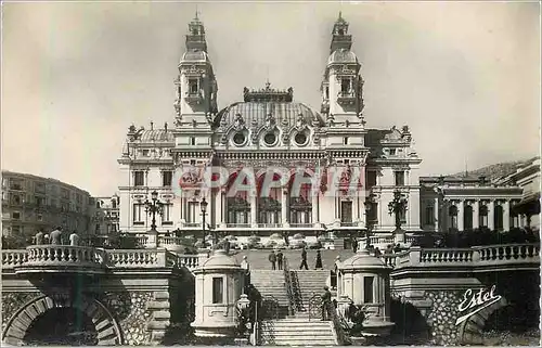 Cartes postales moderne Monte Carlo Le Casino Facade et Terrasses sur la Mer