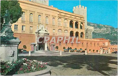 Moderne Karte Principaute de Monaco Le Palais Princier