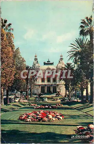 Cartes postales moderne Monte Carlo Reflets de la Cote d'Azur Le Casino et les Jardins
