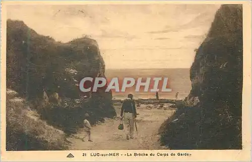 Cartes postales Luc sur Mer La Breche du Corps de Garde
