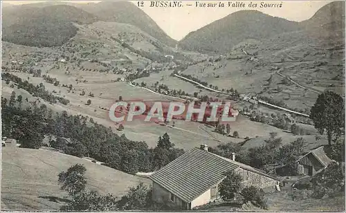 Cartes postales Bussang Vue sur la Vallee des Sources