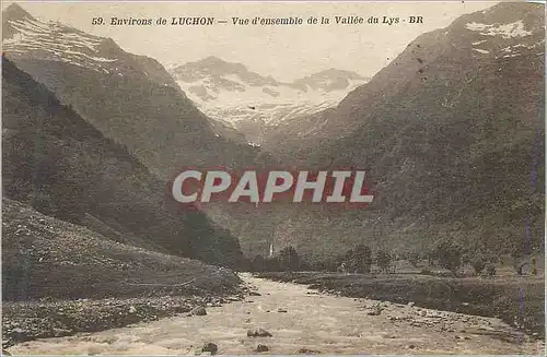 Ansichtskarte AK Environs de Luchon Vue d'Ensemble de la Vallee du Lys