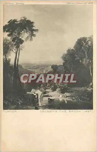 Ansichtskarte AK National Gallery Turner Crossing the Brook (497)