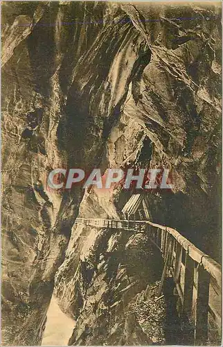 Cartes postales Mitte der Taminaschlucht bei Bad Pfafers