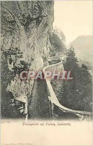 Cartes postales Felsengallerie auf Festung Luziensteig