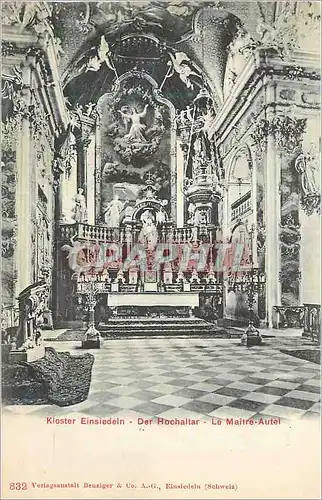 Cartes postales Kloster Einsiedeln Der Hochaltar Le Maitre Autel