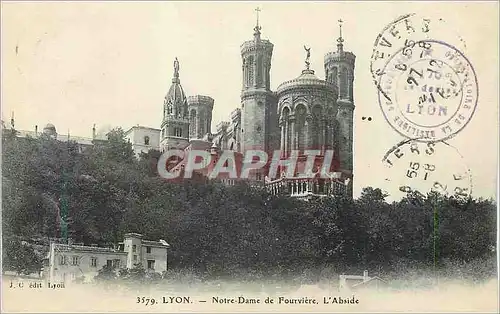 Cartes postales Lyon Notre Dame de Fourviere L'Abside