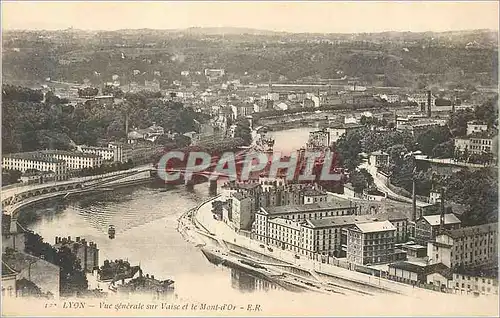 Cartes postales Lyon Vue Generale sur Vaise et le Mont d'Or