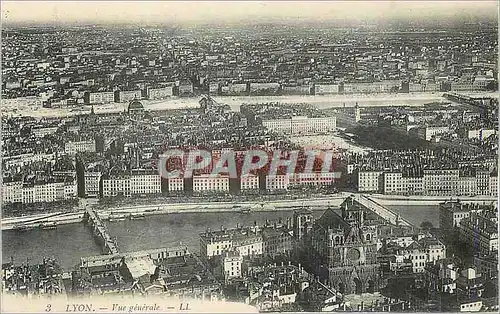 Cartes postales Lyon Vue Generale