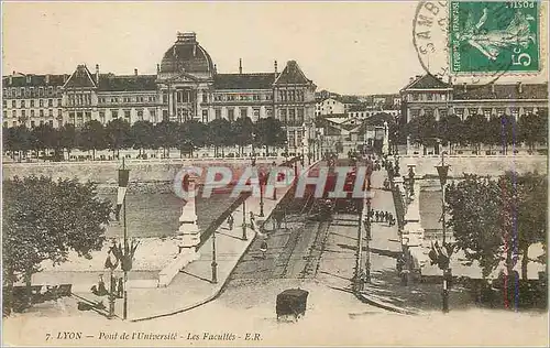 Ansichtskarte AK Lyon Pont de L'Universite Les Facultes