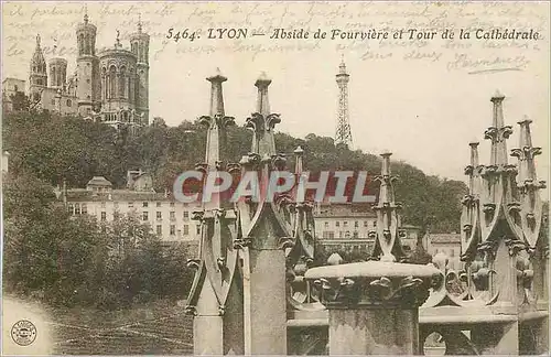 Ansichtskarte AK Lyon Abside de Fourviere et Tour de la Cathedrale