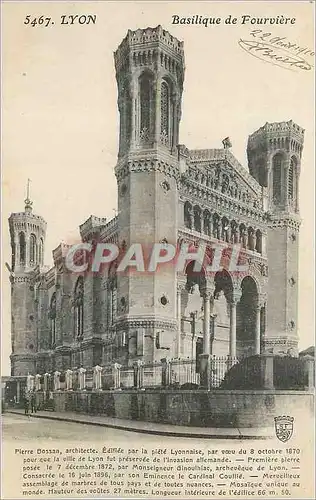 Cartes postales Lyon Basilique de Fourviere