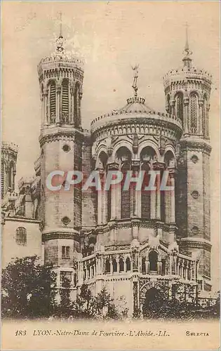 Cartes postales Lyon Notre Dame de Fourviere L'Abside