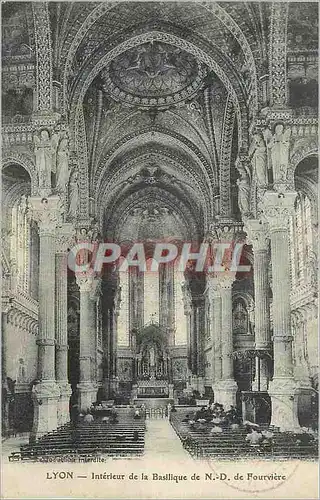 Ansichtskarte AK Lyon Interieur de la Basilique de N D de Fourviere