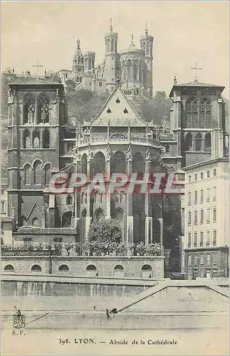 Cartes postales Lyon Abside de la Cathedrale