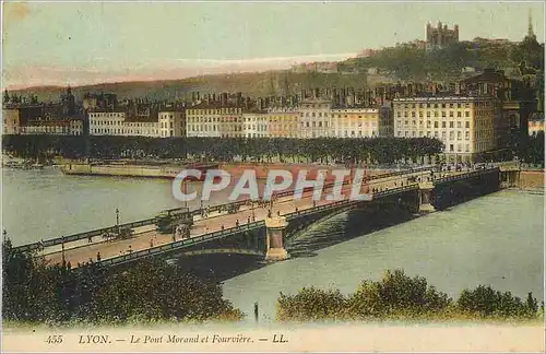 Ansichtskarte AK Lyon Le Pont Morand et Fourviere