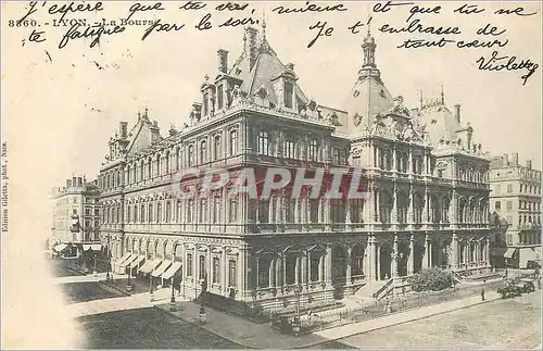 Cartes postales Lyon La Bourse