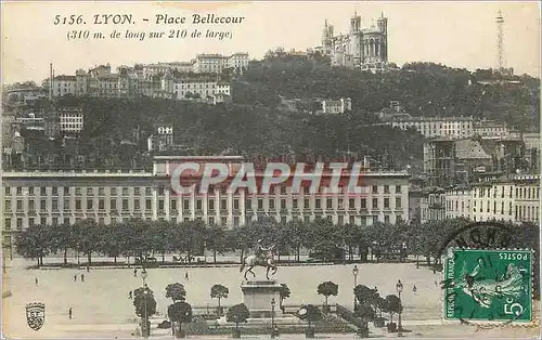 Cartes postales Lyon Place de Bellecour