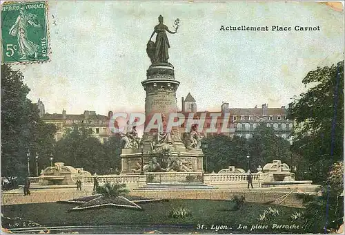 Ansichtskarte AK Lyon La Place Perrache