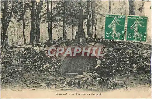 Cartes postales Chaumont La Fontaine du Corgebin