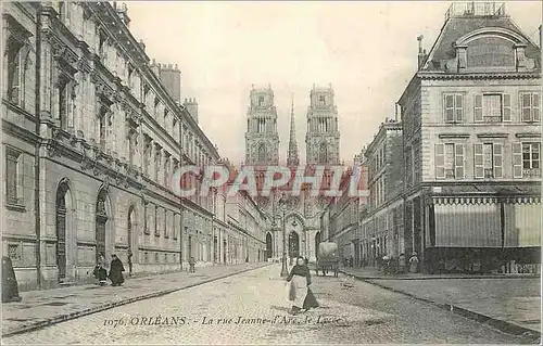 Cartes postales Orleans La Rue Jeanne d'Arc