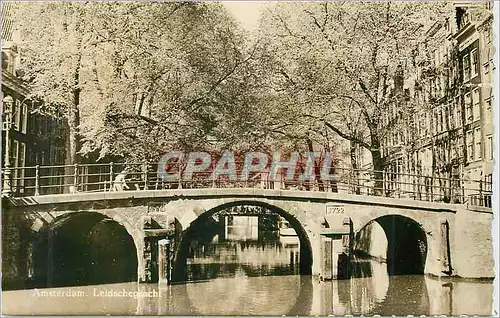 Moderne Karte Amsterdam Leidschegracht