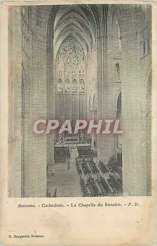 Ansichtskarte AK Soissons Cathedrale La Chapelle du Rosaire