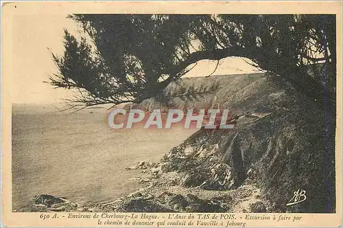 Ansichtskarte AK Environs de Cherbourg La Hague L'Anse du Tas de Pois