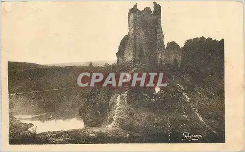 Cartes postales Crozant (Creuse) La Tour Carree et la Creuse