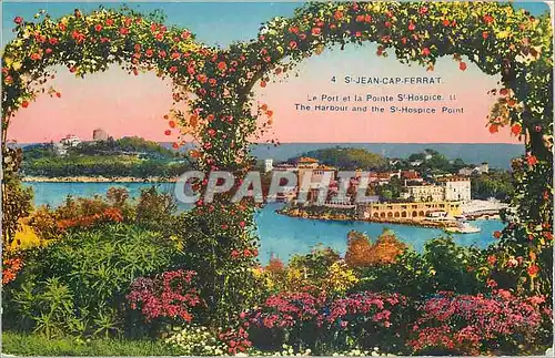 Cartes postales St Jean Cap Ferrat Le Port et la Pointe St Hospice