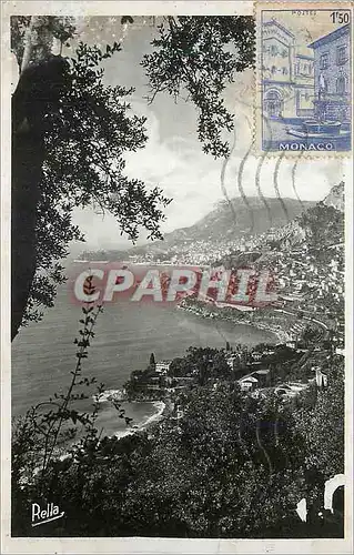 Cartes postales moderne Monte Carlo vu de Roquebrune