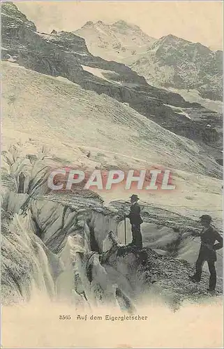Ansichtskarte AK Auf dem Eigergletscher Alpinisme