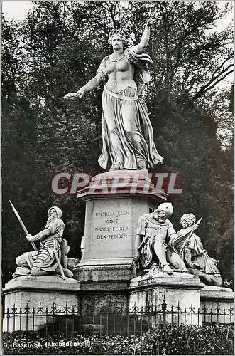 Moderne Karte Bale Monument de St Jacques