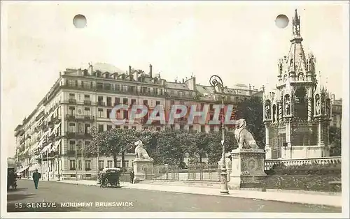 Cartes postales moderne Geneve Monument Brunswick