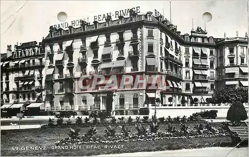 Cartes postales moderne Geneve Grand Hotel Beau Rivage