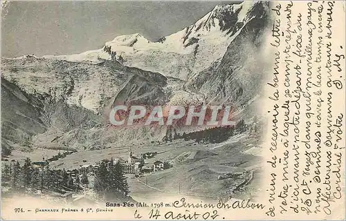 Cartes postales Saas Pee (Alt 1798 m)