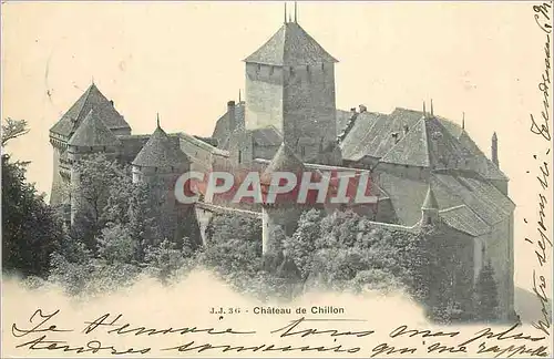 Cartes postales Chateau de Chillon