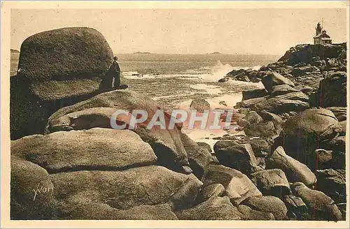 Ansichtskarte AK Ploumanach (C du N) Cote de Granit Bretagne La Douce France les Rochers du Phare